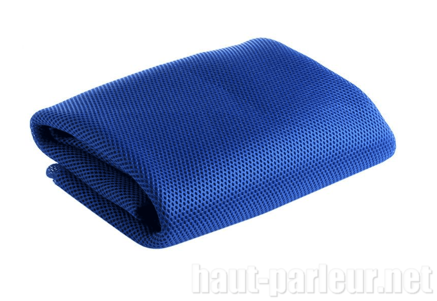 Tissu d'enceinte acoustique bleu 140cm x 50cm