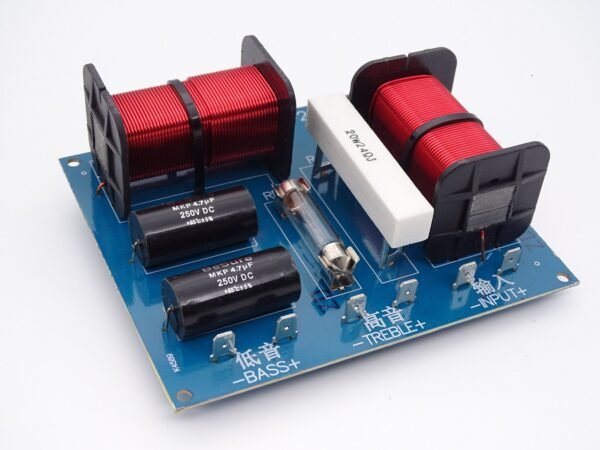 Filtre haut-parleur professionnel 2 voies 2000 Hz 400 watts 8 ohms