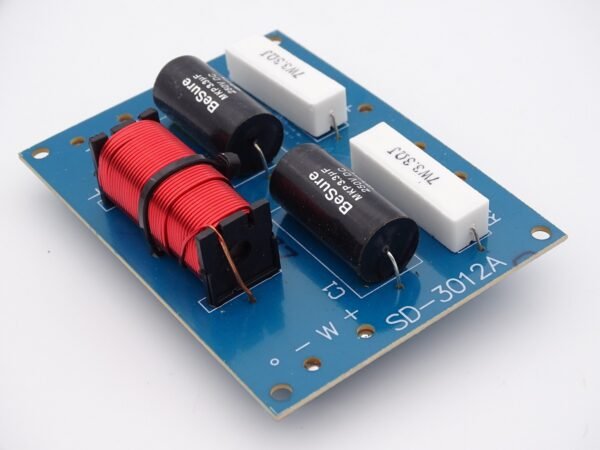 Filtre haut-parleur professionnel 2 voies 2300 Hz 300 watts 8 ohms