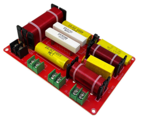 Filtre haut-parleur passif 3 voies de qualité professionnelle équipé de borniers de branchement, plus besoin de souder les câbles.