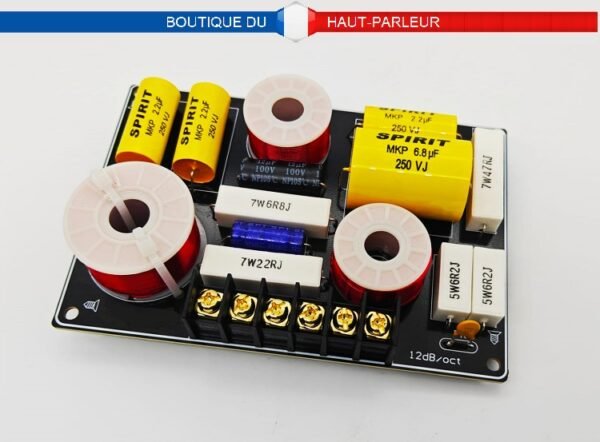 Filtre haut-parleur 2 voies 200W 4 à 8 ohms fréquence 2700 Hz