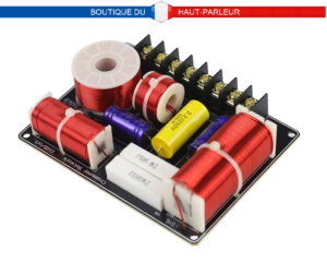 Filtre haut-parleur passif 3 voies 450 et 5000 Hz 4 à 8 ohms 200W