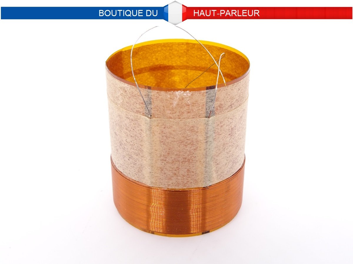 Bobine mobile 25,5 mm haut-parleur 8 ohms KSV 01 Bobine mobile subwoofer 25,5 mm – 8 Ω – 4 couches – support KSV